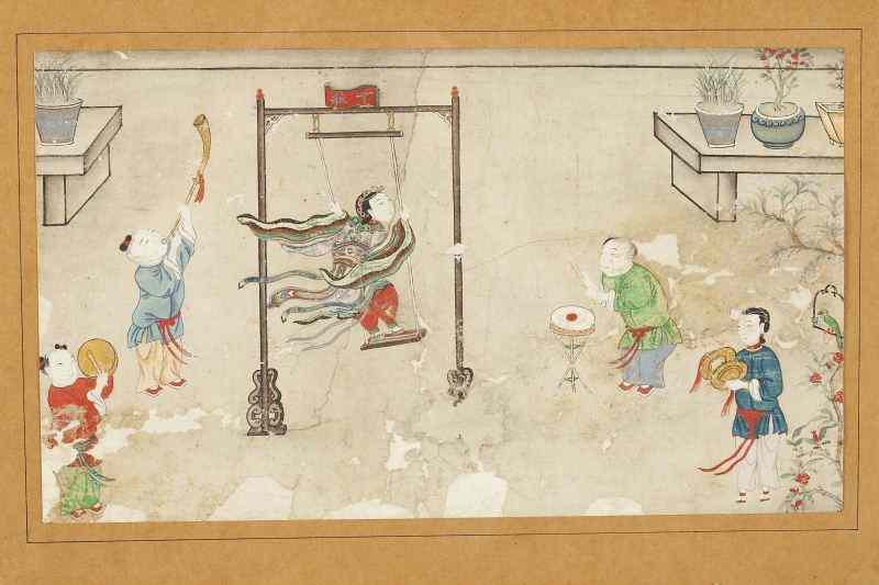 Appraisal: Early Chinese Painting of Childrencirca th - th century ink