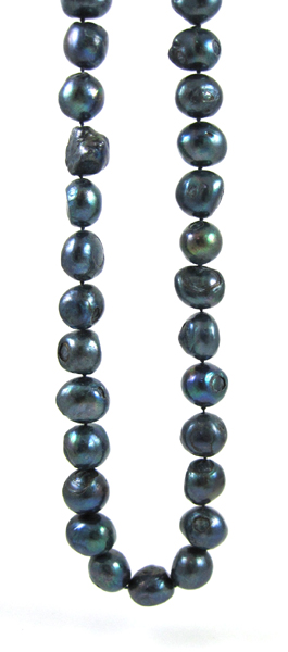 Appraisal: OPERA LENGTH BAROQUE PEARL NECKLACE measuring inches in length and