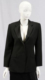 Appraisal: GIORGIO ARMANI BLACK WOOL JACKET GIORGIO ARMANI BLACK WOOL JACKET