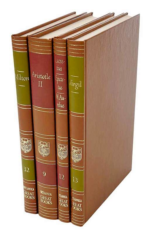 Appraisal: Great Books of the Western World leather bound volumes published