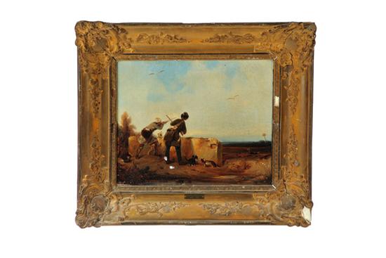 Appraisal: HUNTING SCENE BY ALEXANDRE GABRIEL DECAMPS FRENCH - Oil on