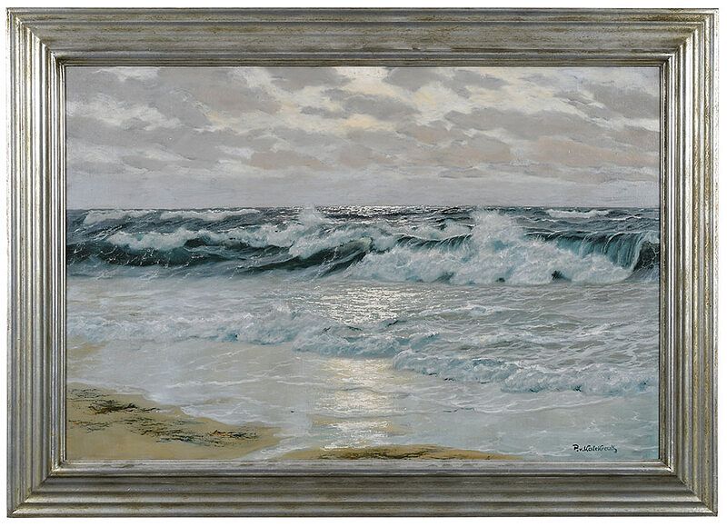 Appraisal: Patrick von Kalckreuth German - Rolling Waves signed lower right