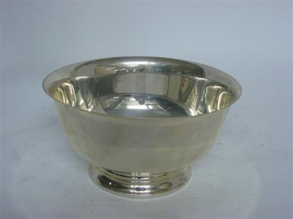 Appraisal: Sterling silver Revere bowl Gorham th century Dia in Total