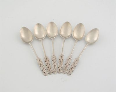 Appraisal: By Liberty Co a set of six modern coffee spoons