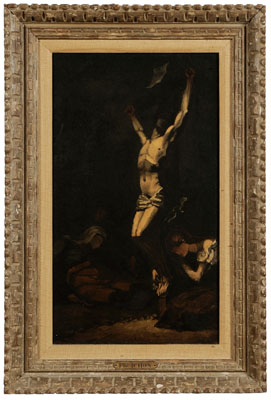 Appraisal: After Pierre Paul Prud'Hon French - th century Crucifixion oil