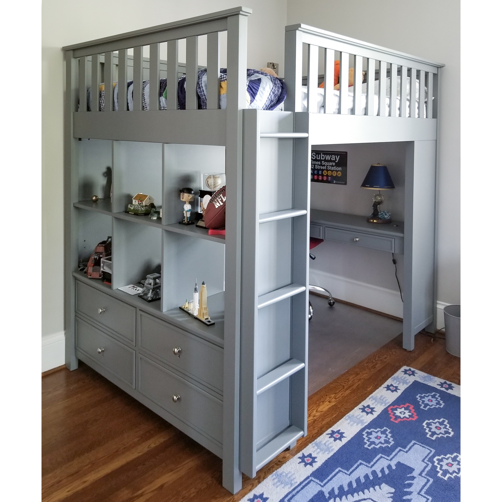 Appraisal: POTTERY BARN KIDS ELLIOTT LOFT BED th century full-size bunk