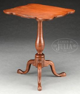 Appraisal: FINE QUEEN ANNE CHERRY CANDLESTAND ATTRIBUTED TO THE SHOP OF