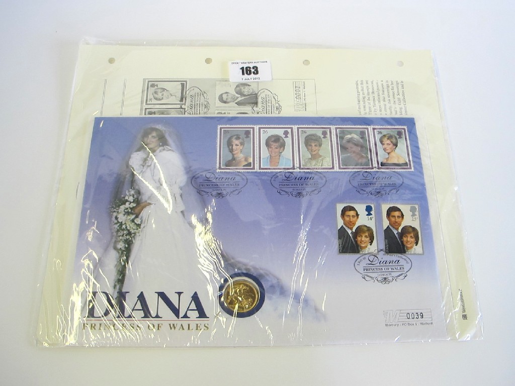 Appraisal: A Princess Diana commemorative sovereign