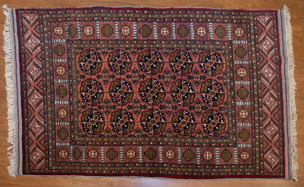 Appraisal: Persian Bohkara Rug approx x Iran circa Condition Excellent condition