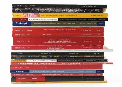 Appraisal: Literature a large quantity of auction catalogues mostly Sotheby's and