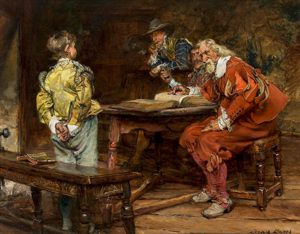 Appraisal: EDGAR BUNDY BRITISH - EDGAR BUNDY BRITISH - The Prodigal