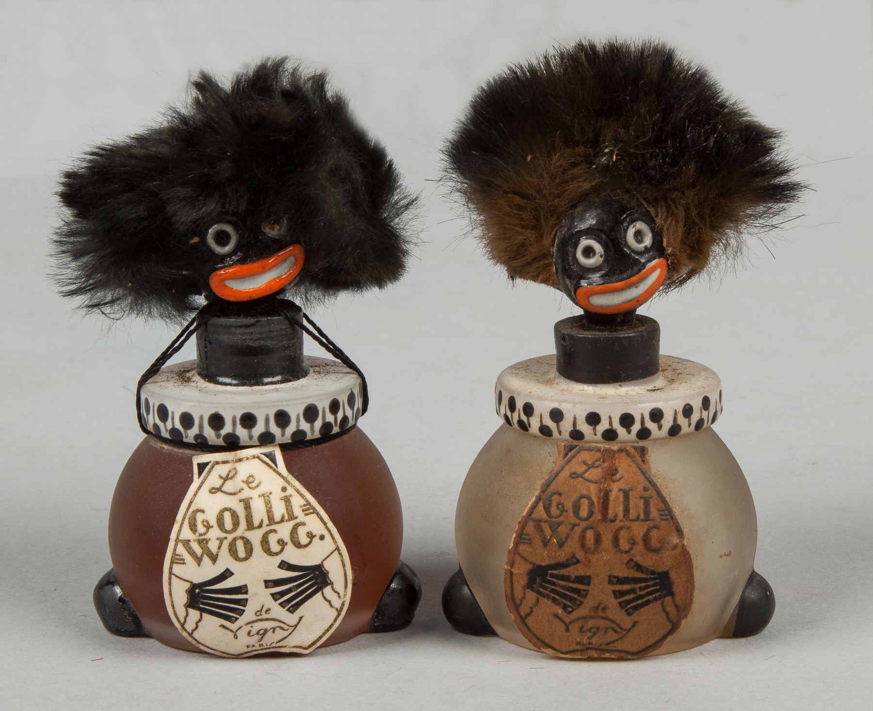 Appraisal: Pair of Golliwog for Vigny Perfume Bottles