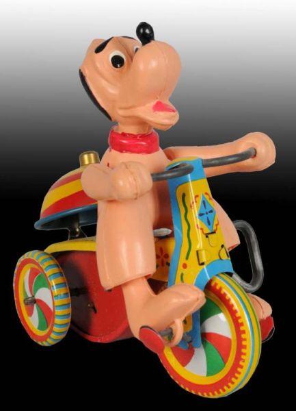 Appraisal: Linemar Disney Pluto Tricycle Wind-Up Toy in O B Description