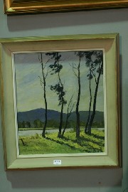 Appraisal: N Sanders Afternoon Shadows oil on board signed 'N Sanders'