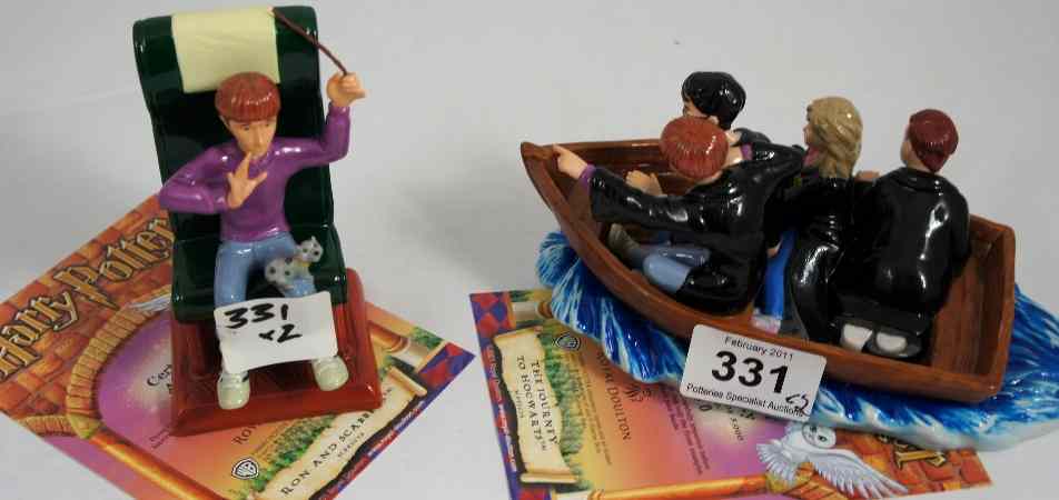 Appraisal: Royal Doulton Harry Potter Figures Ron and Scabbers and The