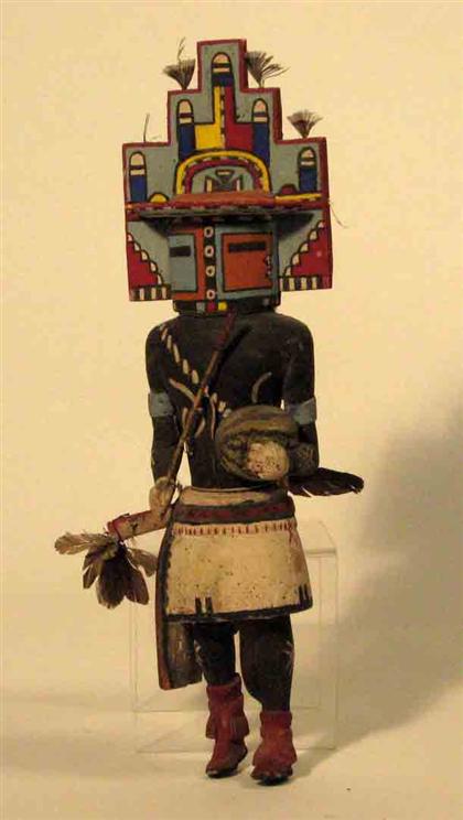 Appraisal: Carved and painted Kachina doll th century Polychrome decorated with