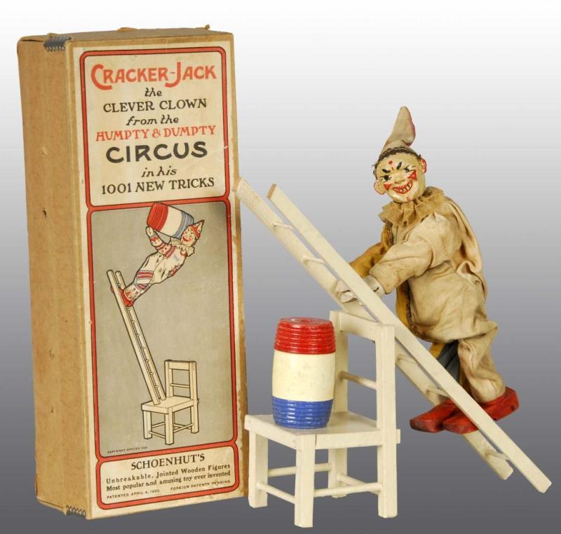 Appraisal: Schoenhut Cracker-Jack The Clever Clown Toy Description American Contents include