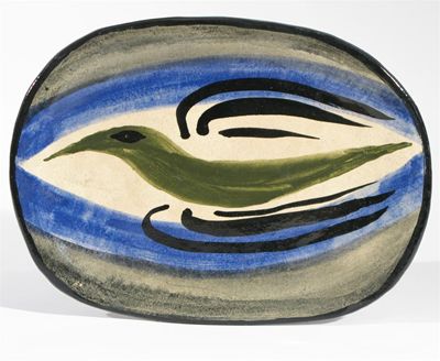 Appraisal: A Fulham Pottery charger designed by John Piper painted with