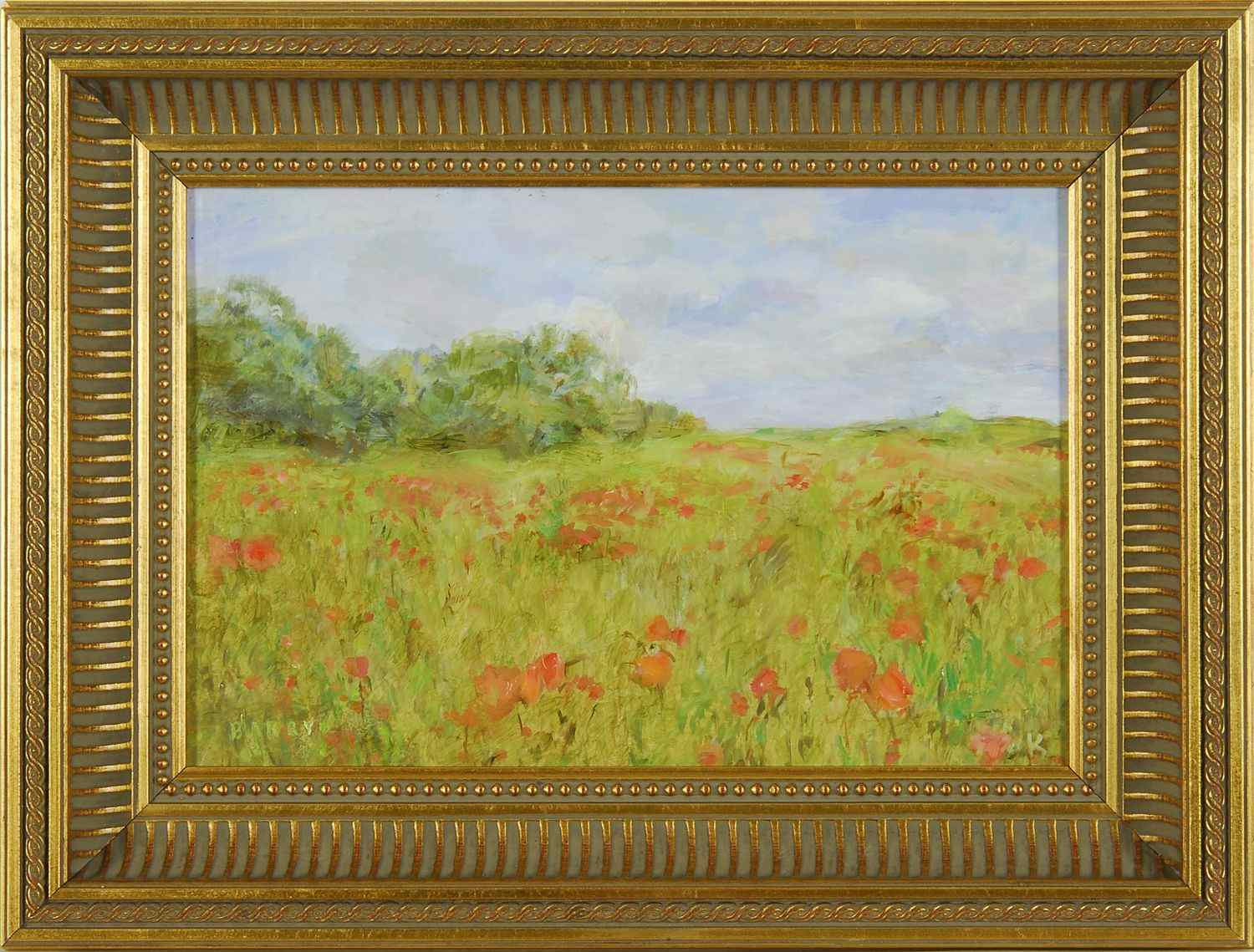 Appraisal: ROBERT L BARRYCape Cod ContemporaryAcross the Meadow - Cobbs Pond