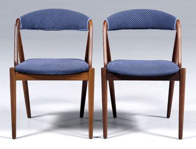 Appraisal: Pair Finn Juhl armchairs Danish - teakwood with bentwood backs