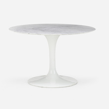 Appraisal: Modern DINING TABLE c enameled steel marble h dia in