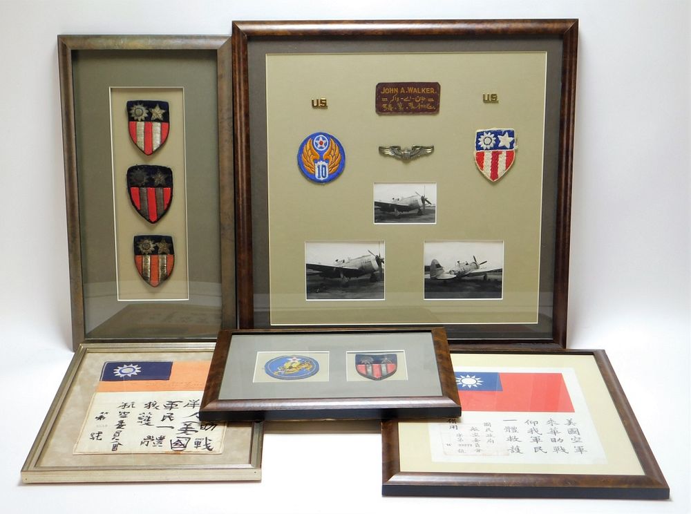 Appraisal: Group of WWII China Burma India Items United States C