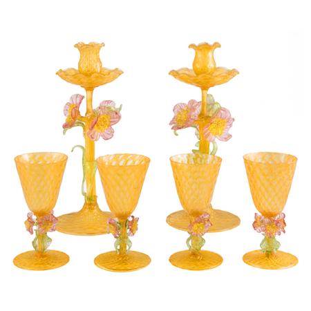 Appraisal: Italian Glass Tableware Service Estimate -