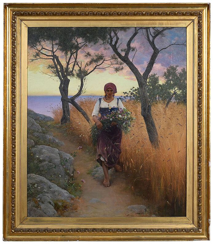 Appraisal: Charles Caryl Coleman New York Italy - Summer Flowers Ana