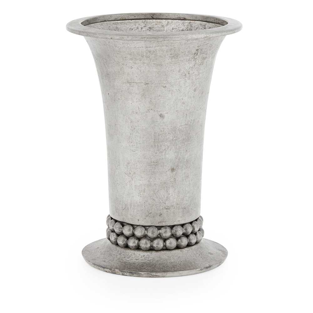 Appraisal: MAURICE DAURAT - ART DECO VASE CIRCA pewter stamped monogram