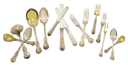 Appraisal: Tiffany Co Sterling Silver Flatware Service Estimate -