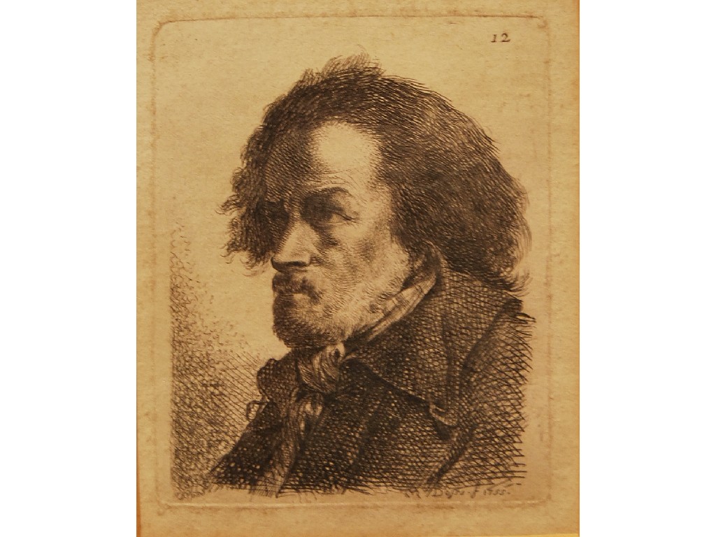 Appraisal: Rembrandt van Rijn after - 'Abraham' etching dated x cm