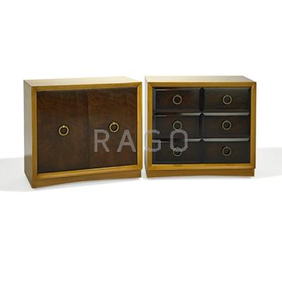 Appraisal: T H ROBSJOHN GIBBINGS WIDDICOMB MODERN Two cabinets Grand Rapids