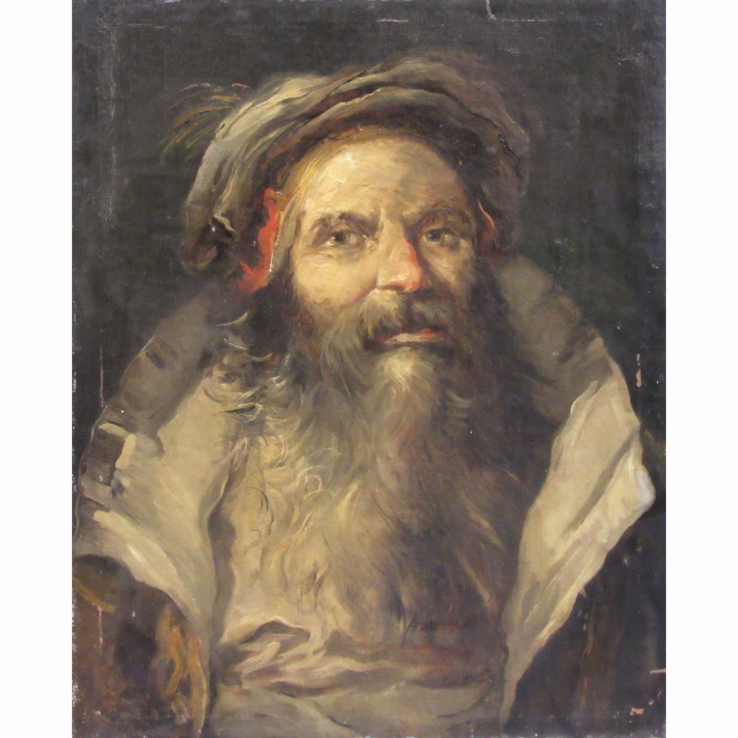 Appraisal: Manner of Giovanni Domenico Tiepolo A Man Wearing a Turban