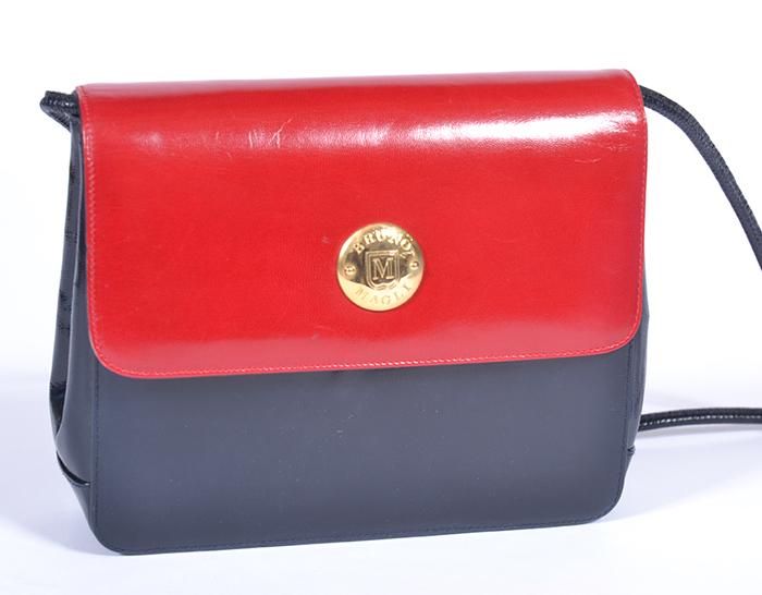 Appraisal: A VINTAGE HANDBAG BY BRUNO MAGLI