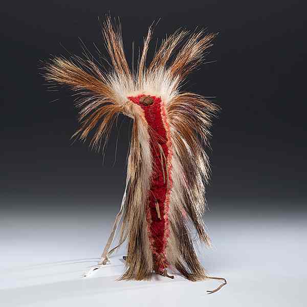 Appraisal: Northern Plains Hair Roach composed of porcupine guard hairs with