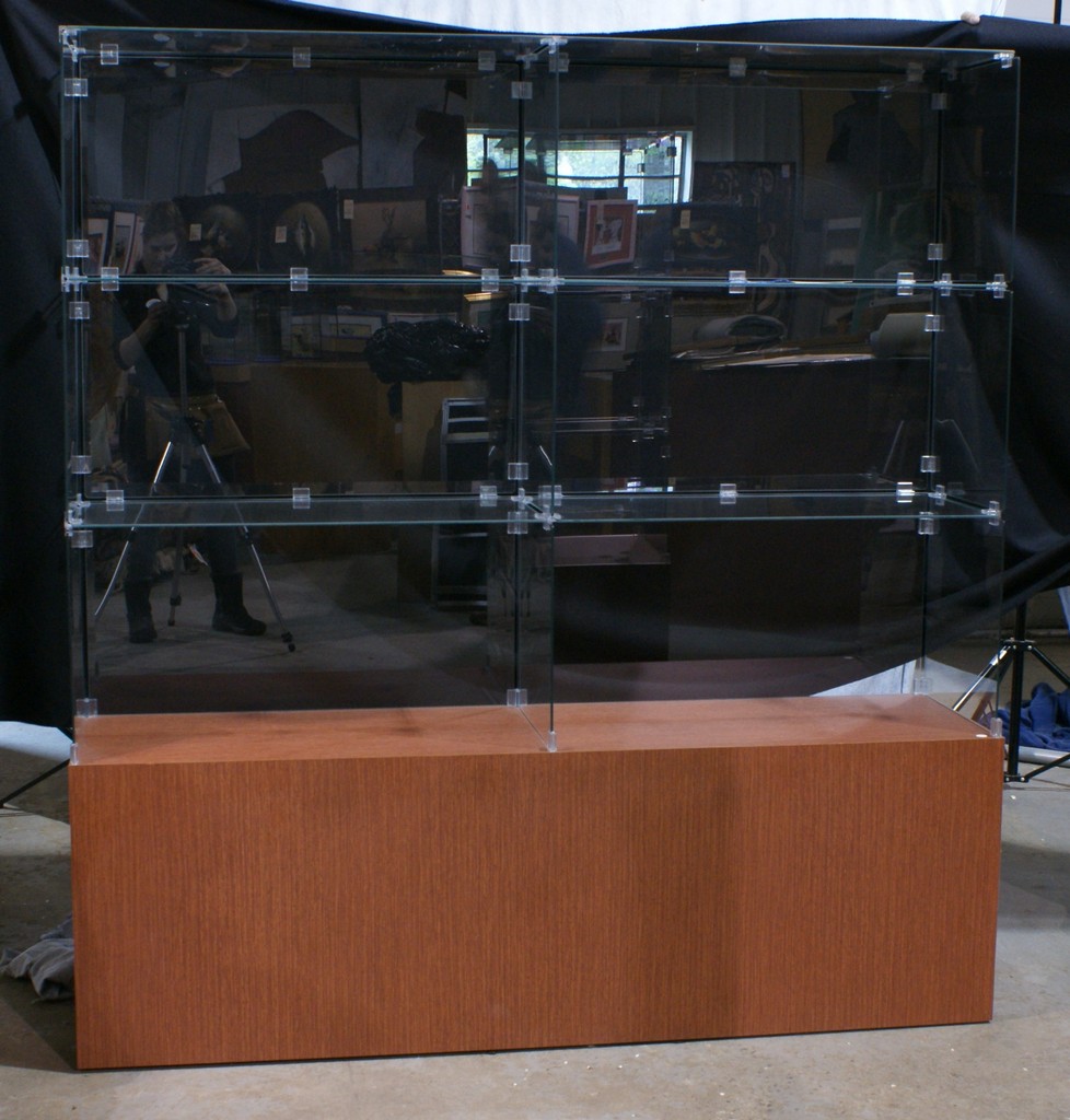 Appraisal: Open Glass Top Display Cabinet h x w x d