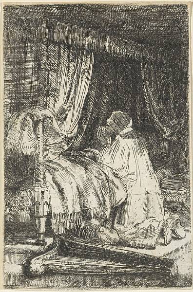 Appraisal: Rembrandt Harmensz van Rijn David in Prayer B Holl H