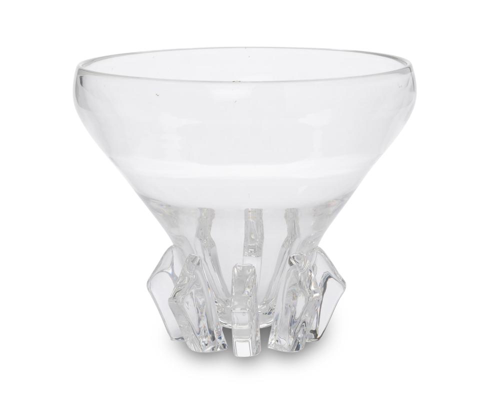 Appraisal: A Steuben crystal bowl Mid- th Century Corning New York