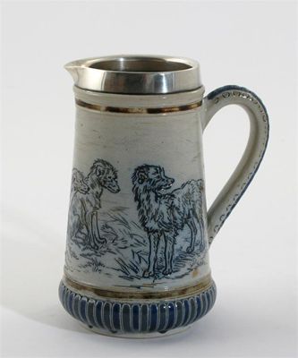 Appraisal: An early Doulton Lambeth stoneware jug by Hannah Barlow dated