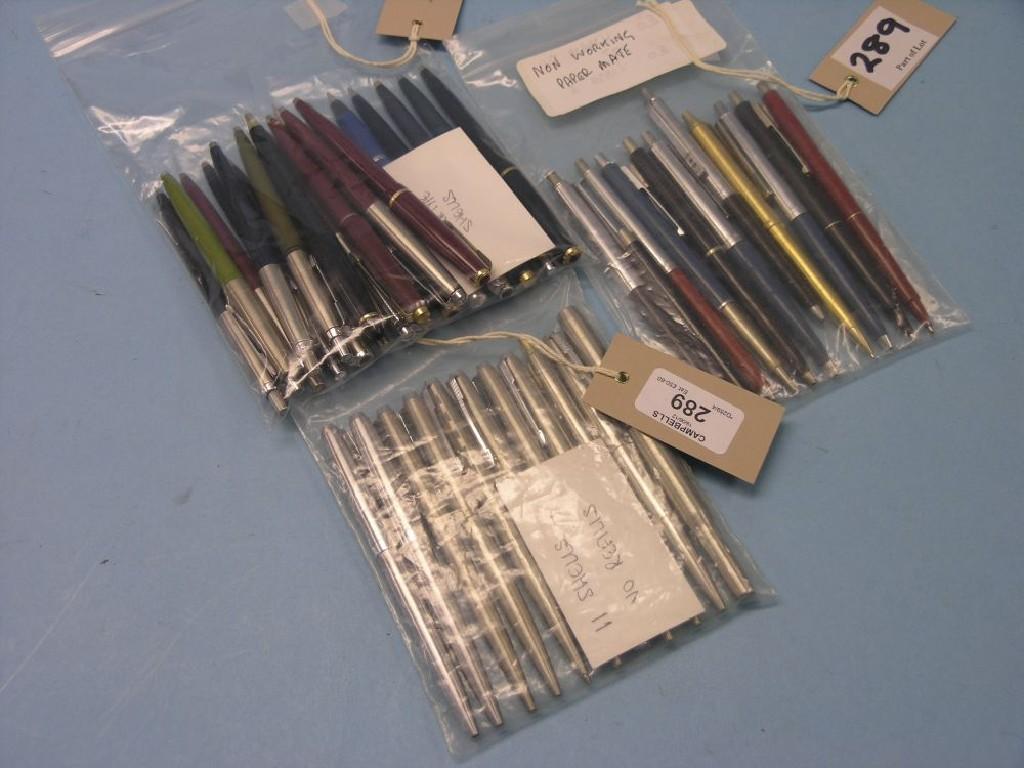 Appraisal: Forty ballpoint pens largely Papermate and Parker no refills