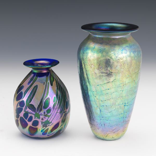 Appraisal: ROBERT EICKHOLT AMERICAN CONTEMPORARY x and x Hand blown cabinet