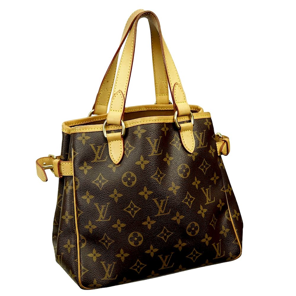 Appraisal: Louis Vuitton Brown Canvas Monogram Batignolles PM Louis Vuitton Brown