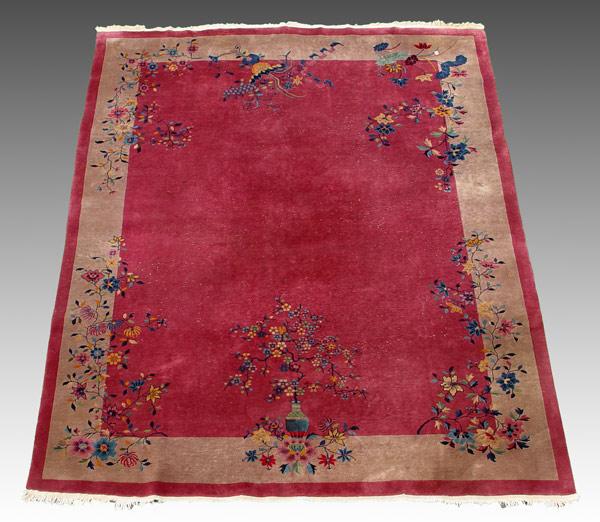 Appraisal: LARGE CHINESE NICHOLS CARPET approx ' '' x ' ''