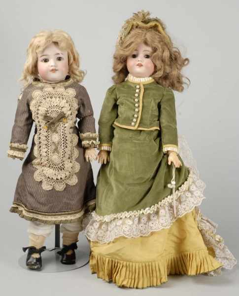 Appraisal: Lot of German Bisque Child Dolls Description Bisque head by