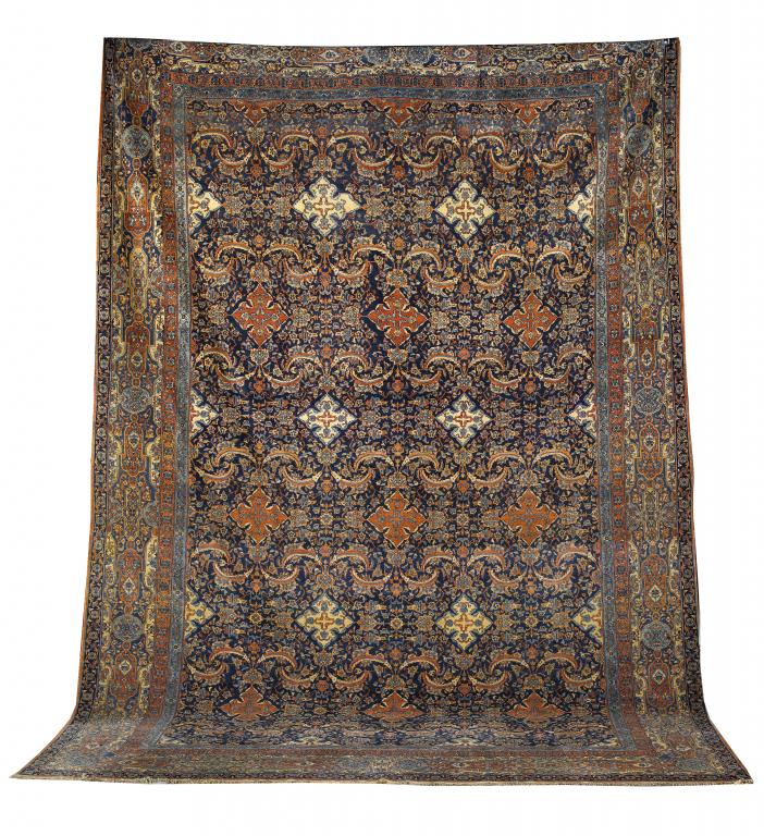 Appraisal: A TABRIZ CARPET x cm