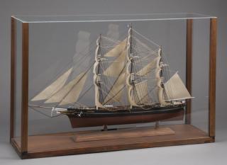 Appraisal: Cutty Sark ship model in display case Cutty Sark ship