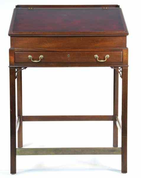 Appraisal: Kittinger Drafting DeskGeorge III style architect's table mahogany th century