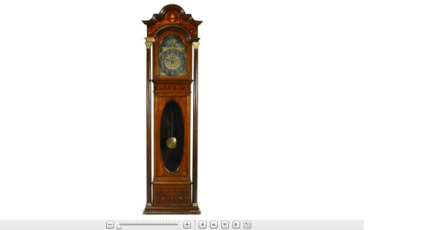 Appraisal: Edwardian mahogany inlaid long case clockcirca