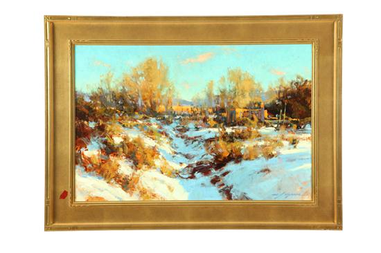 Appraisal: WINTER SUN BY MICHAEL LYNCH COLORADO B Oil on masonite