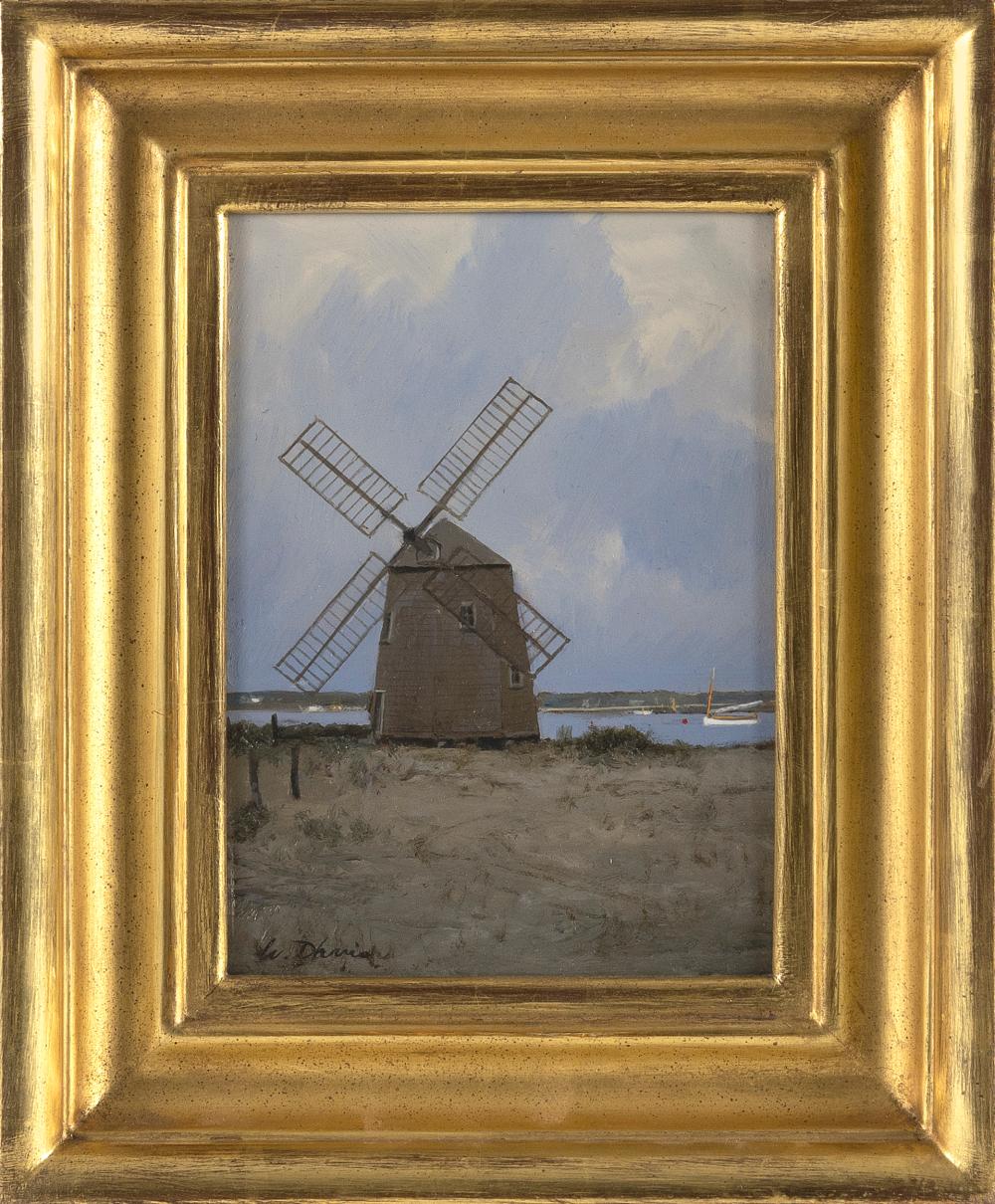 Appraisal: WILLIAM R DAVIS MASSACHUSETTS B JUDAH BAKER WINDMILL OIL ON